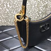 Valentino Vlogo Signature Mini Hobo Bag In Black Size 20x5x12cm - 2