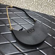 Valentino Vlogo Signature Mini Hobo Bag In Black Size 20x5x12cm - 4