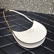 Valentino Vlogo Signature Mini Hobo Bag In White Size 20x5x12cm - 3
