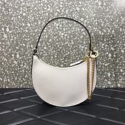 Valentino Vlogo Signature Mini Hobo Bag In White Size 20x5x12cm - 6