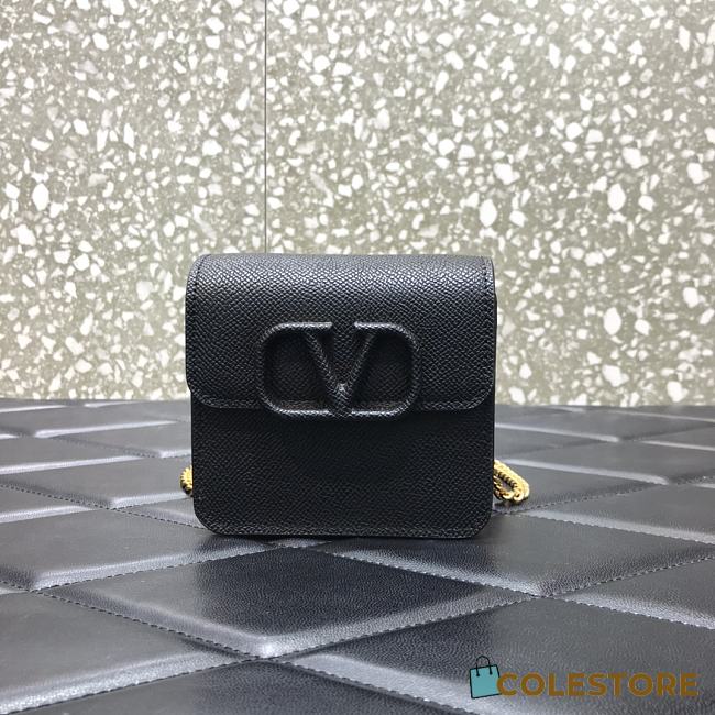 Valentino Garavani VLogo Signature With Chain Strap UW0P0 Size 11x6x10cm - 1