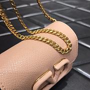 Valentino Small Garavani VLogo Signature With Pink Calfskin UW0P0 Size 11x6x10cm - 3