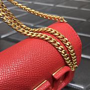 Valentino Small Garavani VLogo Signature With Red Calfskin UW0P0 Size 11x6x10cm - 3