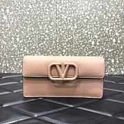 Valentino Garavani Mini Vlogo Crossbody Bag In Pink WP0S9 Size 20x5.5x10cm - 1