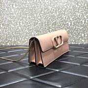 Valentino Garavani Mini Vlogo Crossbody Bag In Pink WP0S9 Size 20x5.5x10cm - 4