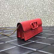 Valentino Garavani Mini Vlogo Crossbody Bag In Red WP0S9 Size 20x5.5x10cm - 5