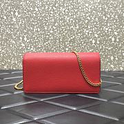 Valentino Garavani Mini Vlogo Crossbody Bag In Red WP0S9 Size 20x5.5x10cm - 2