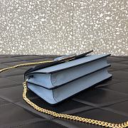 Valentino Garavani Mini Vlogo Crossbody Bag In Blue WP0S9 Size 20x5.5x10cm - 5