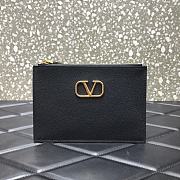 Valentino Garavani VLogo Wallet In Black Size 19x13x3cm - 1