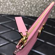 Valentino Garavani VLogo Wallet In Pink Size 19x13x3cm - 6
