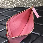 Valentino Garavani VLogo Wallet In Pink Size 19x13x3cm - 5