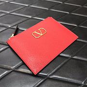 Valentino Garavani VLogo Wallet In Red Size 19x13x3cm - 5