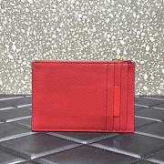 Valentino Garavani VLogo Wallet In Red Size 19x13x3cm - 6