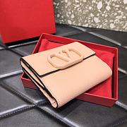Valentino Garavani Vsling Wallet In Pink WP0S9 Size: 11.5x3x10cm - 5