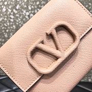 Valentino Garavani Vsling Wallet In Pink WP0S9 Size: 11.5x3x10cm - 4