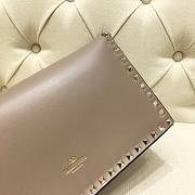 Valentino Garavani Rockstub Clutch In Grey WP026 28cm - 6