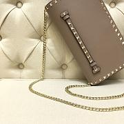 Valentino Garavani Rockstub Clutch In Grey WP026 28cm - 3