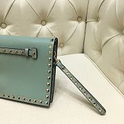Valentino Garavani Rockstub Clutch In Blue WP026 28cm - 5