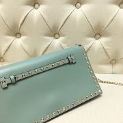 Valentino Garavani Rockstub Clutch In Blue WP026 28cm - 2