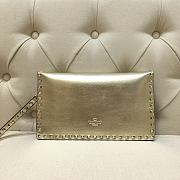 Valentino Garavani Rockstub Clutch In Light Gold WP026 28cm - 2