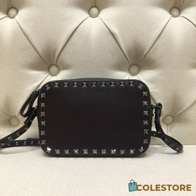 Valentino Camera Bag Plain Weave Calfskin Size 18x6x12cm - 1