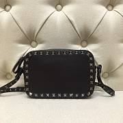 Valentino Camera Bag Plain Weave Calfskin Size 18x6x12cm - 1