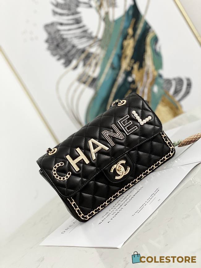 Chanel 21 Iconic Classic Flap Bag Size 23x14x7cm  - 1