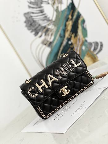 Chanel 21 Iconic Classic Flap Bag Size 23x14x7cm 