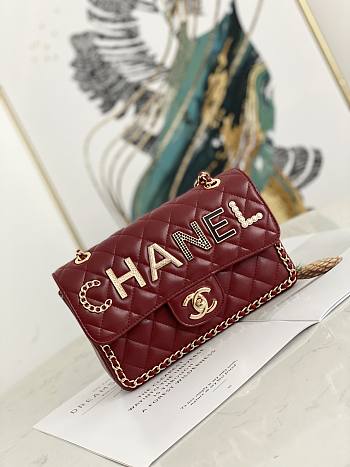 Chanel 21 Iconic Flap Bag Sheepskin 9913 Size 23x14x7cm