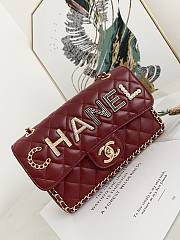 Chanel 21 Iconic Flap Bag Sheepskin 9913 Size 23x14x7cm - 3