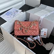Chanel Classic Dinamond Flap Bag AS2326 Size: 20x12x6cm. - 1