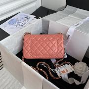 Chanel Classic Dinamond Flap Bag AS2326 Size: 20x12x6cm. - 4
