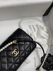 Chanel 21 WOC Pearl Chain Bag Size 13x19x4cm - 3