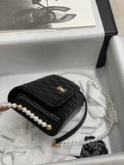 Chanel 21 WOC Pearl Chain Bag Size 13x19x4cm - 2
