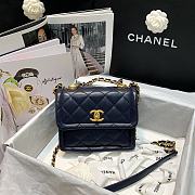 Chanel Retro Flap Button Bag AS2054 Size 19x16x6.5cm - 4