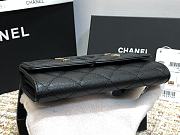 Chanel CC Fiigree Wallet In Black A84448 Size 15cm - 2