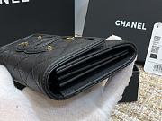Chanel CC Fiigree Wallet In Black A84448 Size 15cm - 5