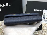 Chanel CC Fiigree Wallet In Dark Blue A84448 Size 15cm - 5