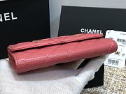 Chanel CC Fiigree Wallet In Red A84448 Size 15cm - 3