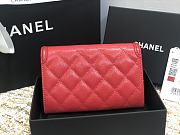 Chanel CC Fiigree Wallet In Rose A84448 Size 15cm - 3