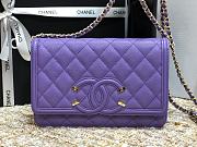 Chanel CC Filigree Chain Wallet Shoulder Bag 19.5cm - 5