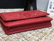 Chanel CC Filigree Chain Wallet Shoulder Bag In Rose 19.5cm - 3