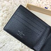 Louis Vuitton Damier Graphite Canvas Wallet N62663 Size 11.5x9cm  - 2