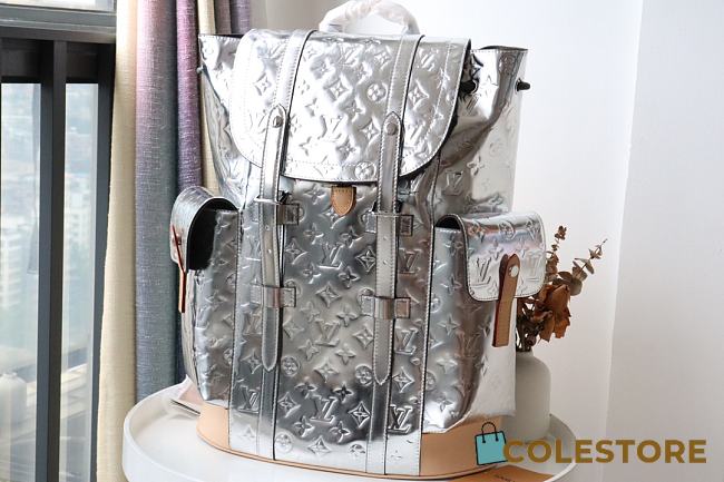 Louis Vuitton Monogram Silver Christopher 41cm - 1