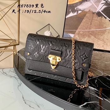 Louis Vuitton Vavin Chain Wallet Monogram Empreinte Leather 19cm