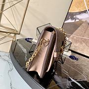Louis Vuitton Vavin Chain Wallet In Dusty Pink Monogram Empreinte Leather 19cm - 6