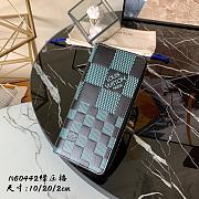 Louis Vuitton Zippy Wallet Vertical N60442 Size 10x20x2cm  - 1