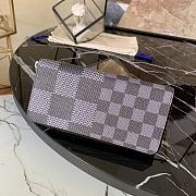 Louis Vuitton Zippy Wallet Damier N60442 Size 10x20x2cm  - 4