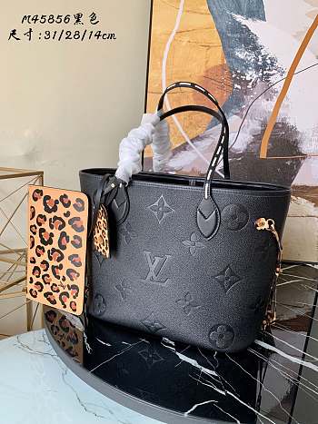 Louis Vuitton Wild At Heart Neverfull MM In Black M45856 31cm