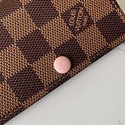 Louis Vuitton Multicles 6 Key Holder Damier Pink Button N41624 Size 10x7cm - 6